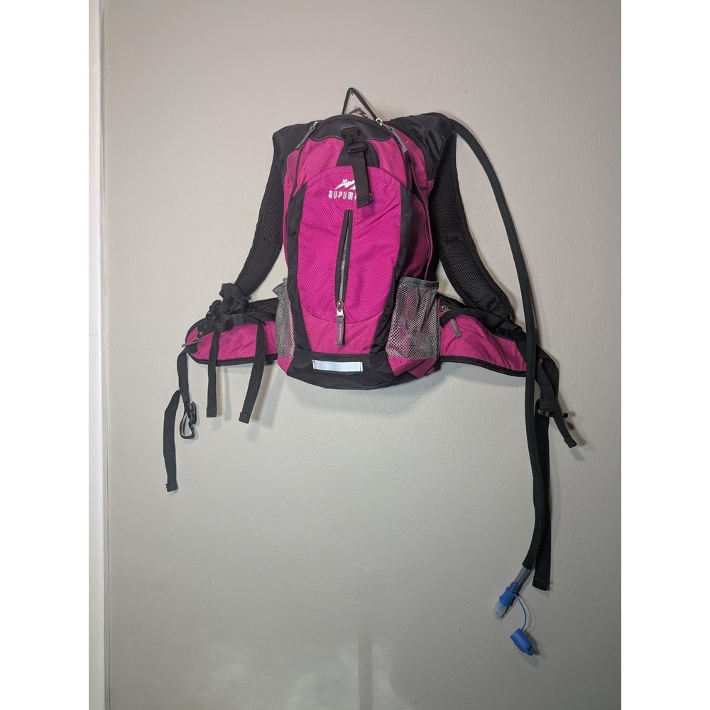 Rupumpack Backpack Insulated Hydration  W/2L BPA Free Water Bladder Pack Pink